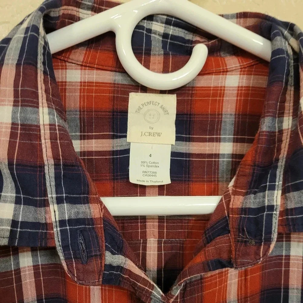 J.Crew plaid the perfect shirt